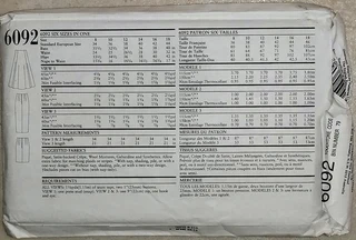 New Look 6092 - Easy 1-Hour - Sewing Pattern