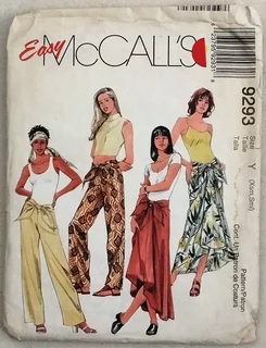 McCall's 9293 - Pants and Skirt - Sewing Pattern