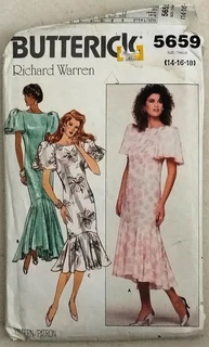 Butterick 5659 - Richard Warran Dress - Sewing Pattern