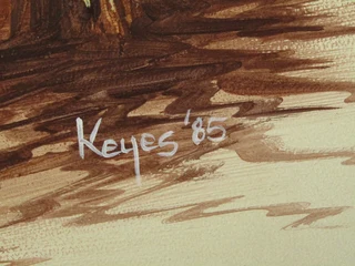 Original Oil Painting - Keyes &#39;85 - 56cm x 73cm