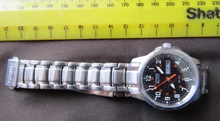 Citizen Eco Drive Day/Date Quartz Stainless Steel Mens Wrist Watch