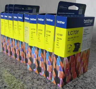 Brother LC73Y Yellow Ink Cartridge