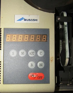 Musashi BR-15 Coin Counter - for spares or repairs only!