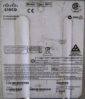 Cisco 2900 Series Integrated Services Router