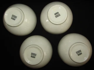 Ceramic Breakfast/Dessert/Soup Bowls x 4