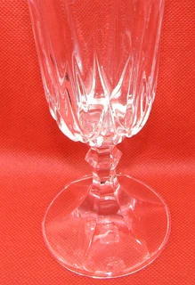 Crystal Champagne Flutes x 4
