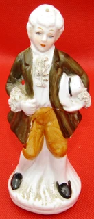 Boy with Hat Porcelain Figurine - flawed