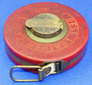 Vintage Massi Surveyors Measuring Tape Reel