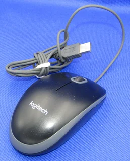 Logitech M-U0026 Wired Mouse for Right or Left Hand Use - Ambidextrous