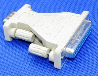 Molded AT Adapter, High Profile, DB25 Female / DB9 Male
