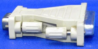 Molded AT Adapter, High Profile, DB25 Female / DB9 Male