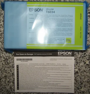 Epson T6034~ 220ml Yellow Ink Cartridge C13T603400