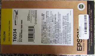 Epson T6034~ 220ml Yellow Ink Cartridge C13T603400