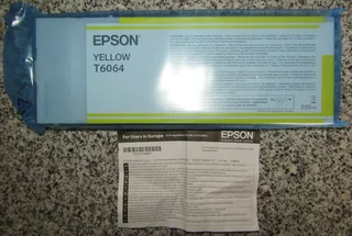 Epson T6064 220ml Yellow Ink Cartridge C13T606400