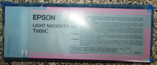 Epson T606C 220ml Light Magenta Ink Cartridge C13T606C00