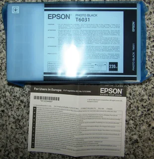 Epson T6031 220ml Black Ink Cartridge C13T603100