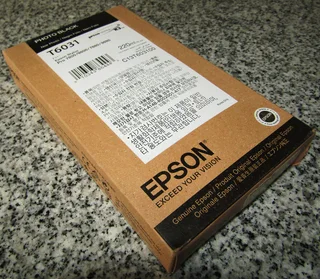 Epson T6031 220ml Black Ink Cartridge C13T603100
