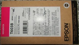 Epson T603B 220ml Magenta Ink Cartridge C13T603B00