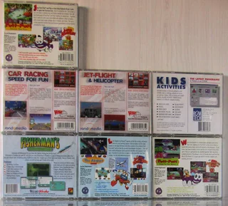 Vintage Kiddies PC Games for 486&#39;s x 7