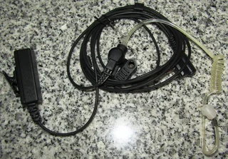 Air Tube Earpiece Acoustic Clear Tube Earphone For Two Way Radios