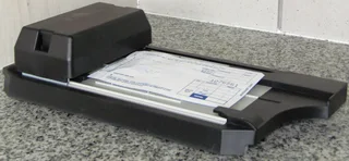 The Addressograph Bartizan Flatbed Credit Card Imprinter