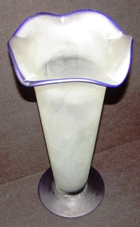 Frosted Glass Vase