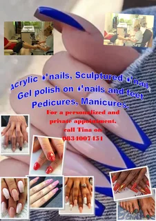 Tina's Nail and Beauty are providing the following services: