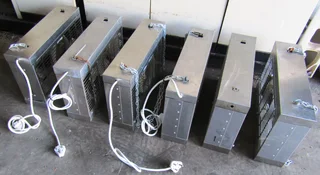 Ecolab Stainless Steel Pest Control Boxes - l=544mm; h=325mm; w=130mm x 6