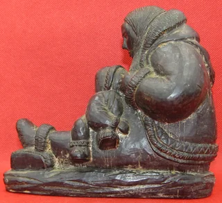 Inuit with Child Soapstone Sculpture - A Wolf Original