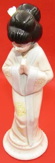 Geisha Porcelain Figurine - flawed