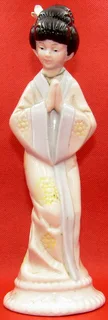 Geisha Porcelain Figurine - flawed