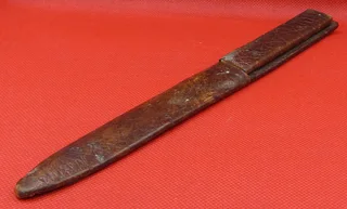 Sheffield Steel and Leather Letter Opener