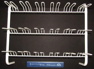 Floor Standing Wire Shoe Rack / Organizer for 9 pairs of shoes