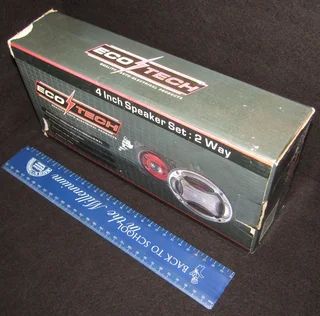 Car Speakers - Ecotech 4" 2-Way 4-Ohm 100W PMPO