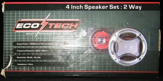 Car Speakers - Ecotech 4&#34; 2-Way 4-Ohm 100W PMPO
