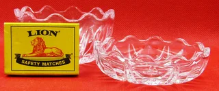 Glass Scatter Bowls for little nick knack&#39;s x 2