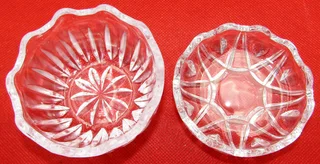 Glass Scatter Bowls for little nick knack&#39;s x 2