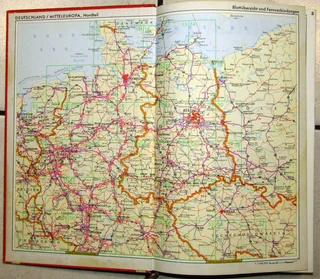 Auto Atlas Bertelsmann Deutschland &amp; Europa - German Language Atlas