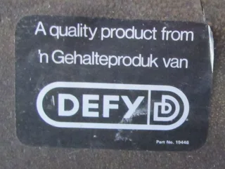 Dishwasher - DEFY DISHMAID - for spares or repairs ONLY!