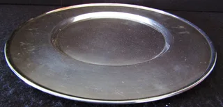 Silver Platter - Round d&#61;33cm set of 2