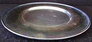 Silver Platter - Round d&#61;33cm set of 2