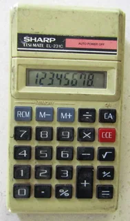 Sharp Elsimate Elsi Mate EL-231C Pocket Calculator