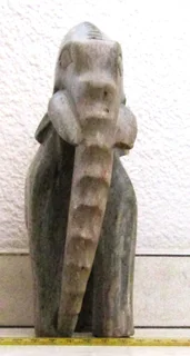 Hand Carved African Stone Elephant