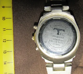 TEC Quartz Stainless Steel Mens Wrist Watch