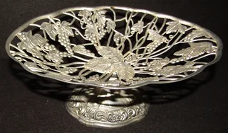 Ornamental Metal Fruit Basket