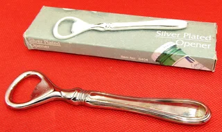 Silver Plated Bottle Opener