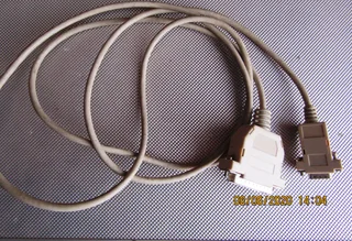 DB9F to DB25M Computer Cable