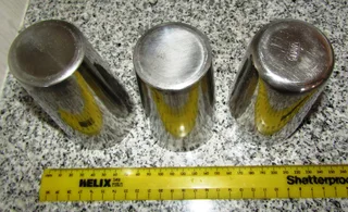 Stainless Steel Drinking Glass x 3