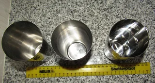 Stainless Steel Drinking Glass x 3