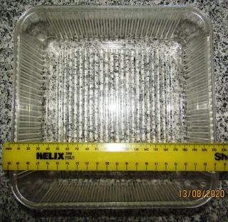 Glass Serving Dish - 22cm Square